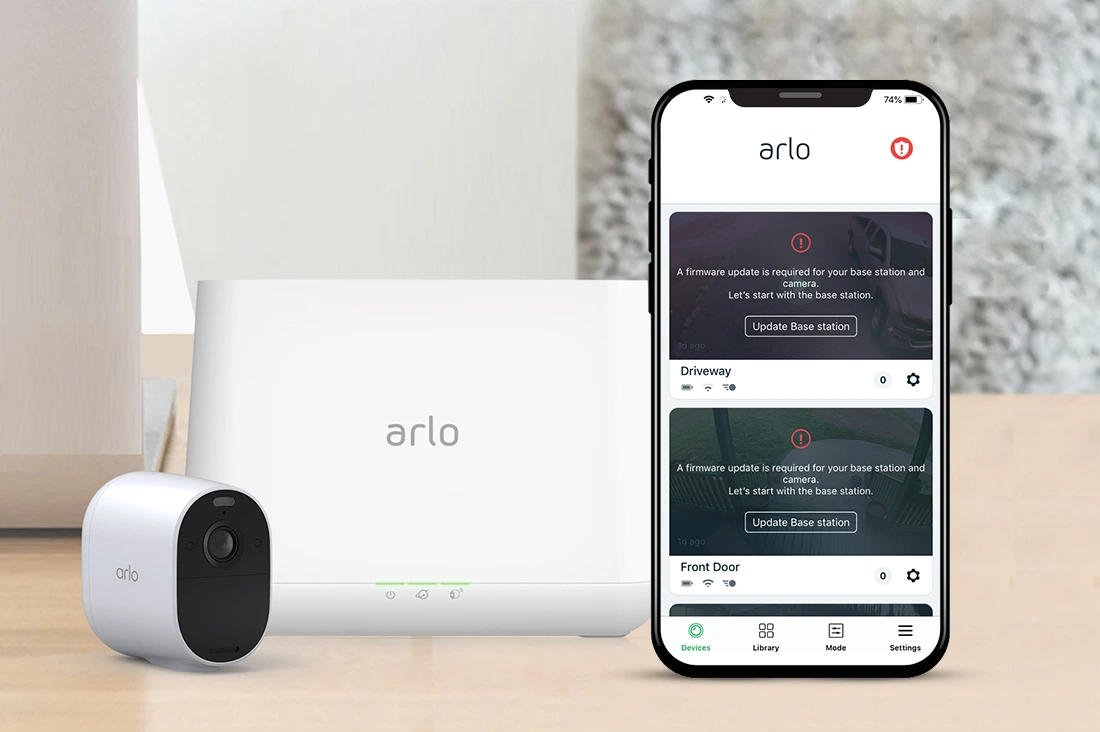 Arlo base station firmware update